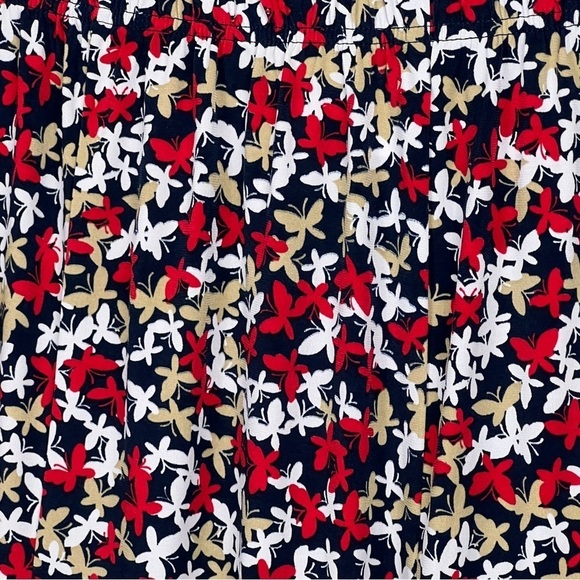 Alfred Dunner Womens Medium Butterfly Skirt Elastic Waist Midi Fairy Whimsical - Picture 3 of 6